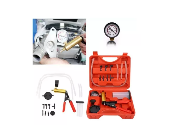 Kit Bomba Purgador Sangrador De Frenos De Vacio-5
