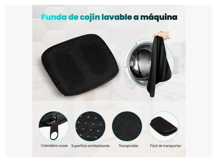 Cojin Gel Silicon Ergonomico Panal Comodo Asiento Auto Silla-4