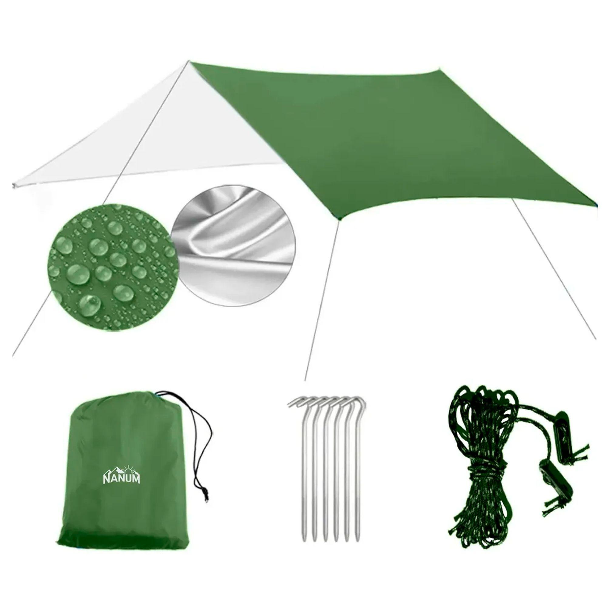 Lona Carpa Toldo Impermeable Uv Camping 3x3 Tarp Outdoor-3