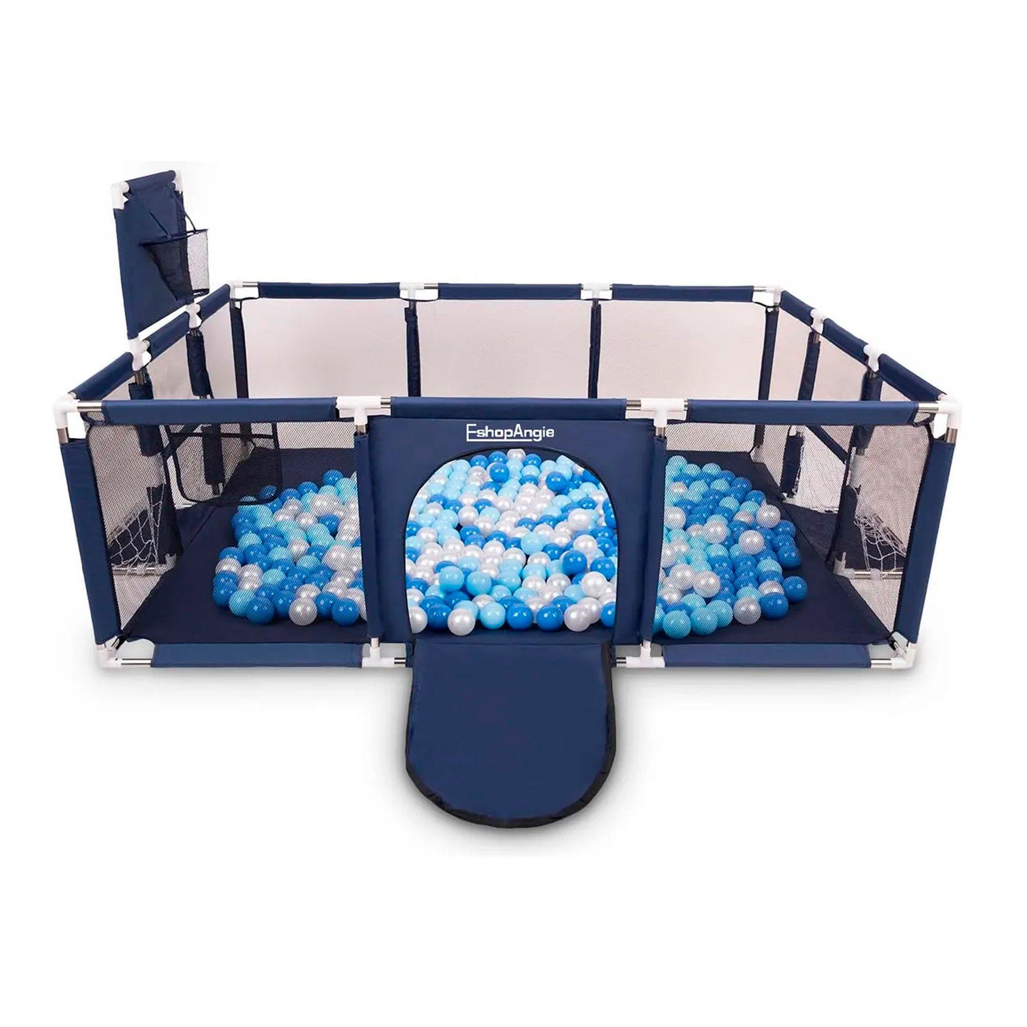 Corral Seguridad Bebes Con Aro De Basket 180cm Sin Pelotas-0