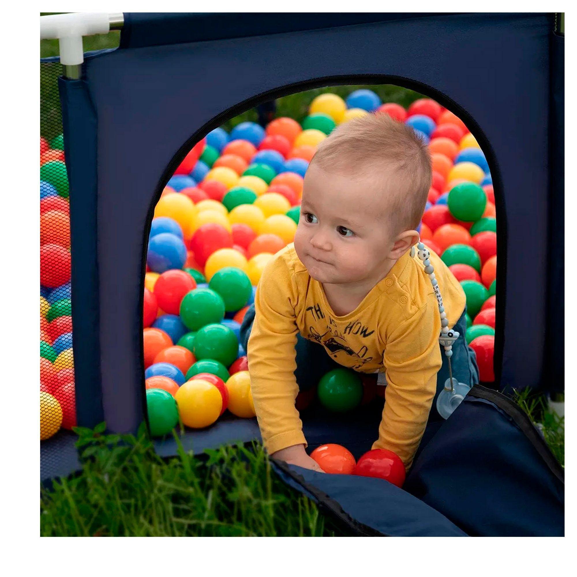 Corral Seguridad Bebes Con Aro De Basket 180cm Sin Pelotas-4