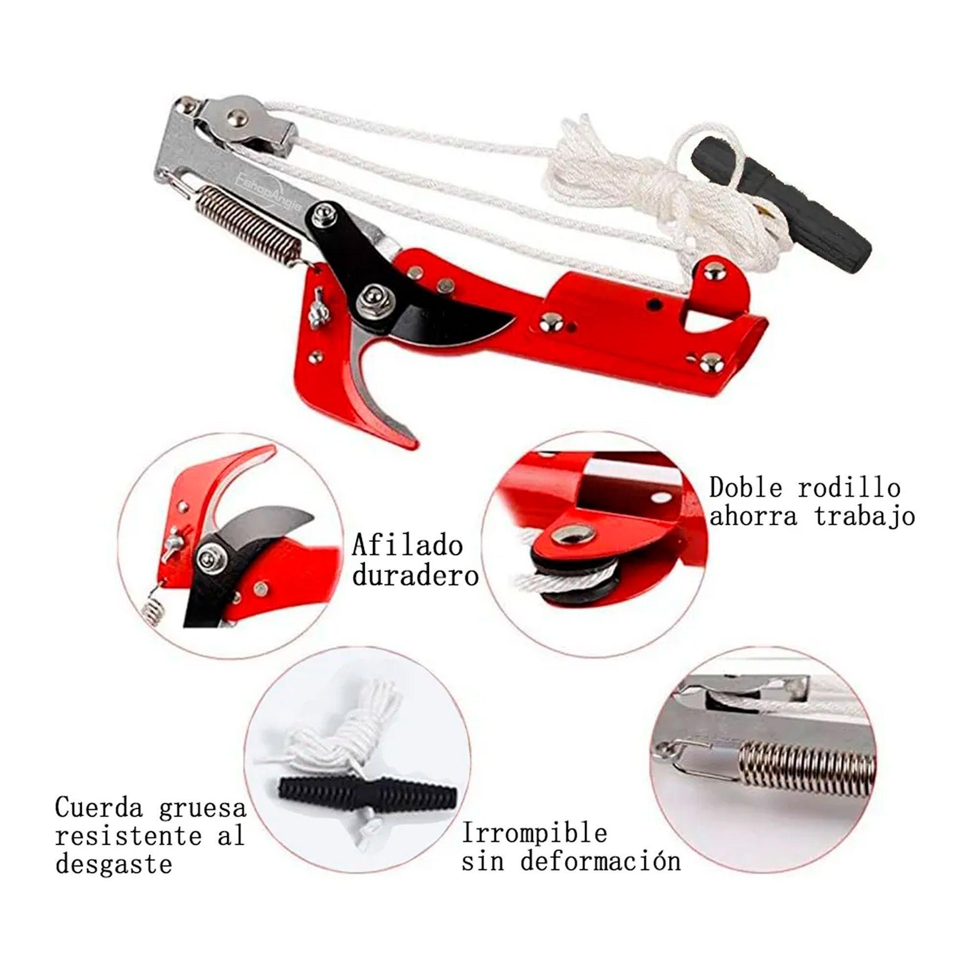 Tijera De Altura Sierra Jardinería Podadora Con Serrucho-2