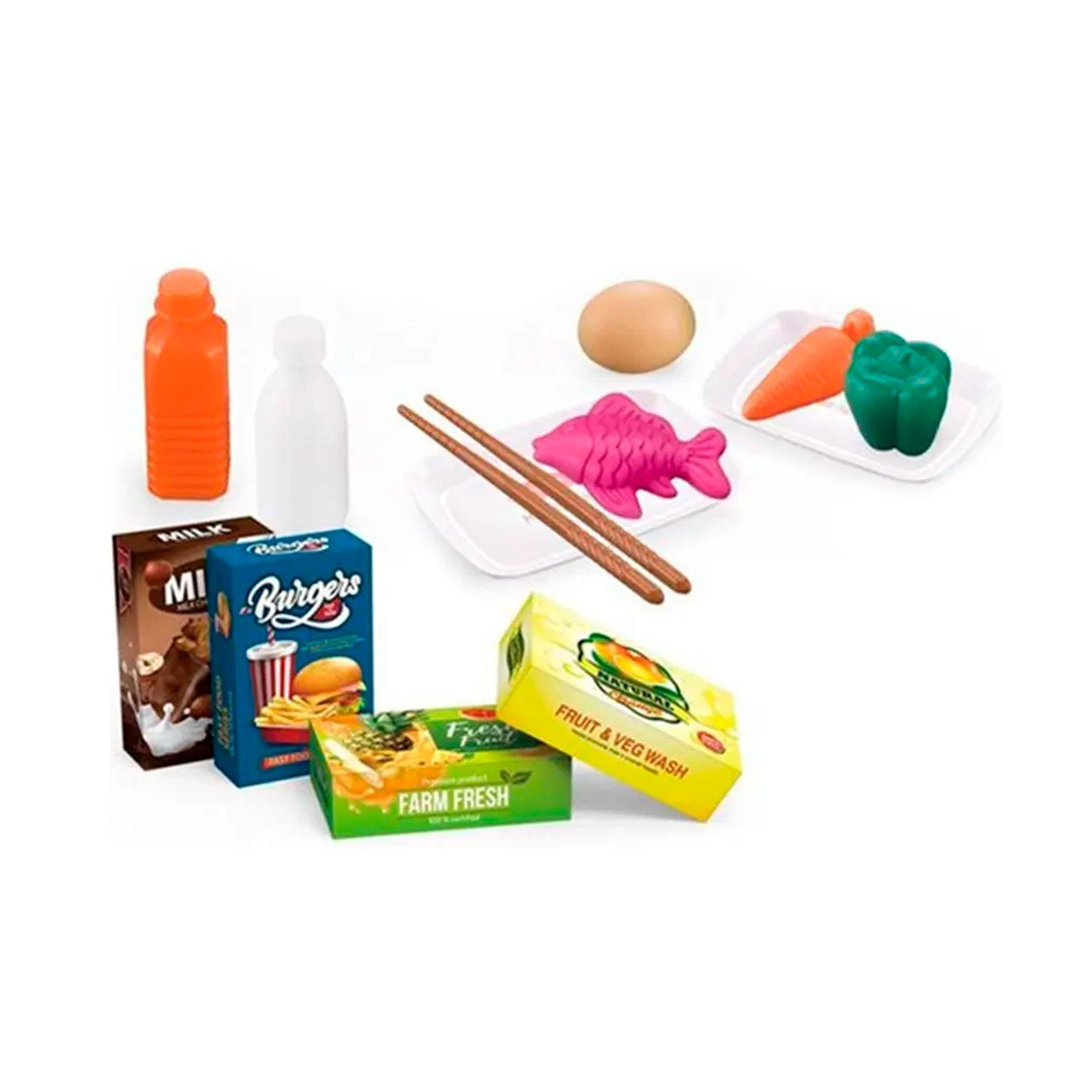 Set Juego De Cocina Elementos Juguete Para Niñas-3