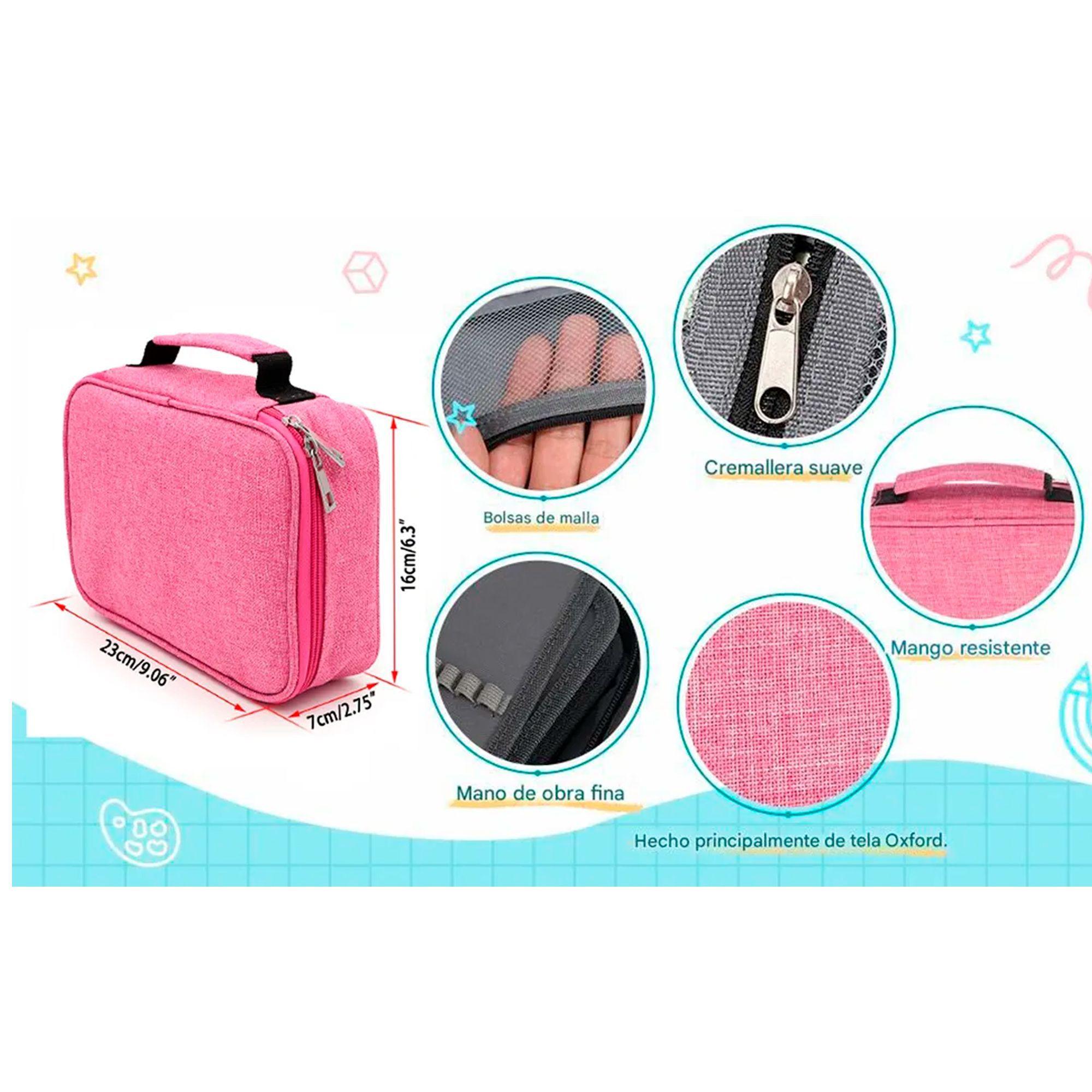 Estuche Para Lápices72 Ranuras Lapiceras Organizador Escolar-2