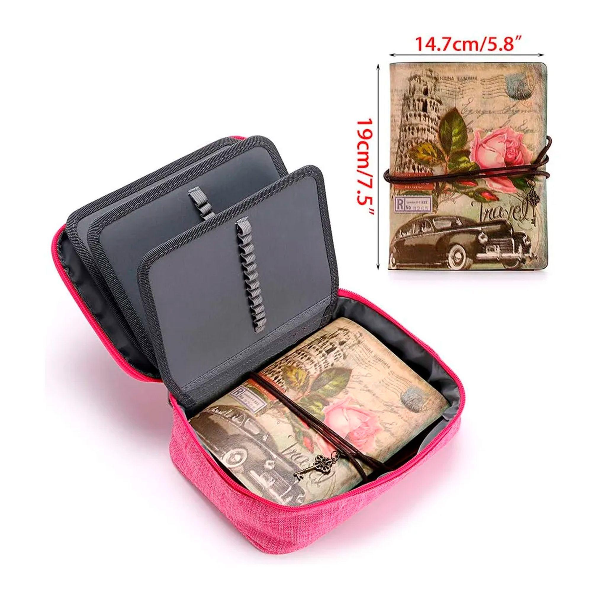 Estuche Para Lápices72 Ranuras Lapiceras Organizador Escolar-3