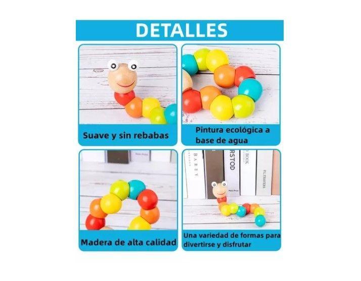 Pack 10 Juguetes Didácticos De Madera Para Niños Montessori-2