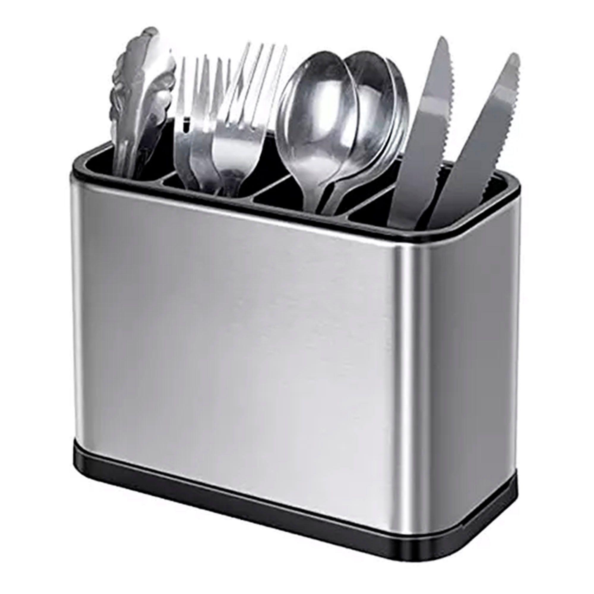 Escurridor De Cubiertos Utensilios Cocina Acero Inoxidable-0