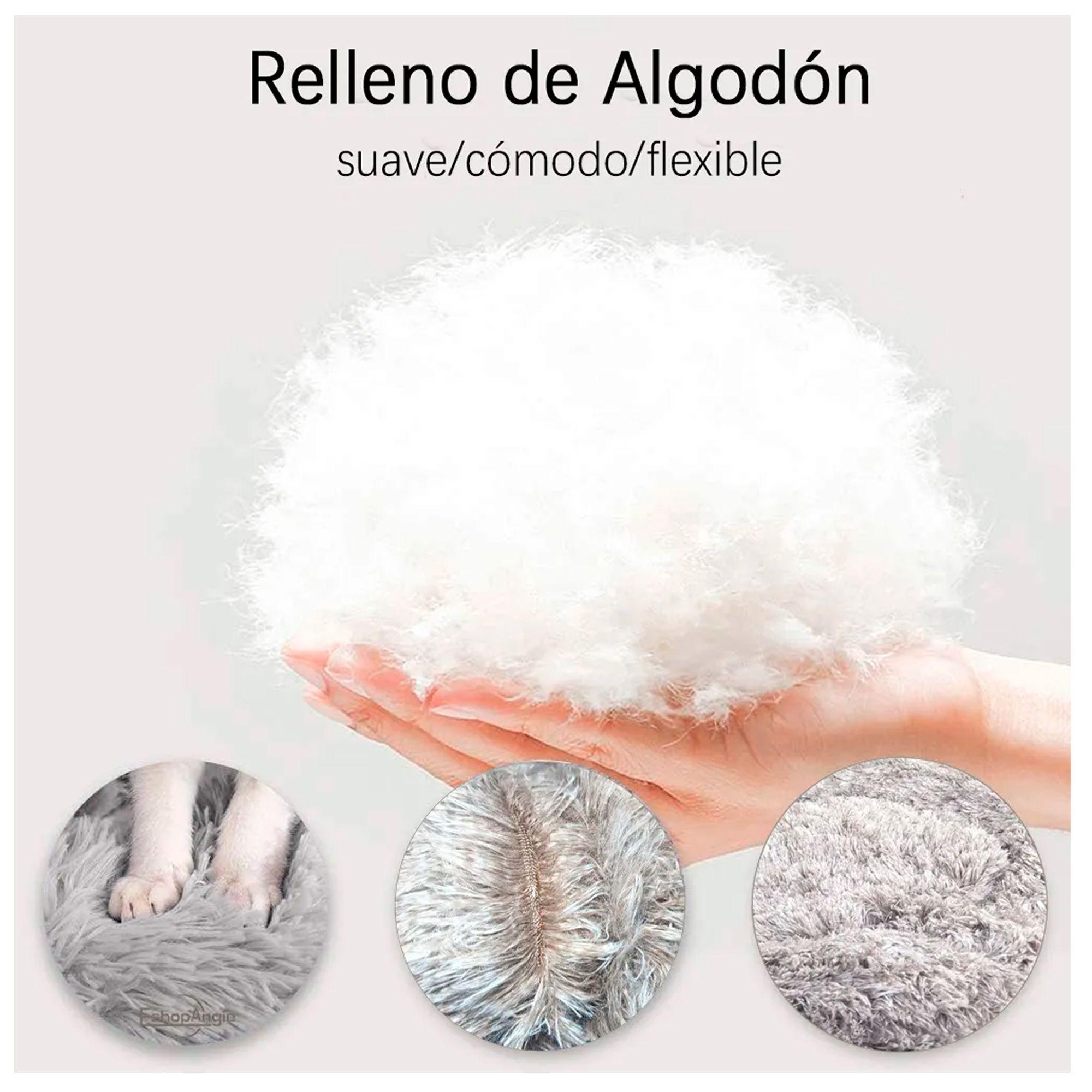 Cama Perro Mascota Antiestres Felpa Confortable 67cm-3