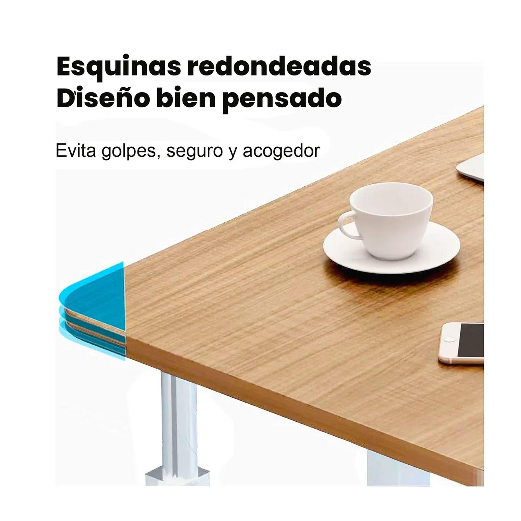Mesa Auxiliar Altura Ajustable Con Ruedas Multifuncional-3