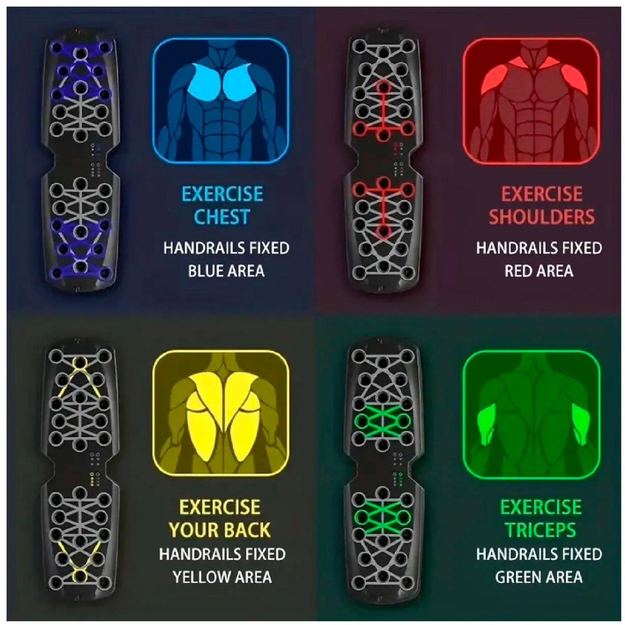 Tabla Para Flexiones Ejercicio Multiuso Barra Push Up-4