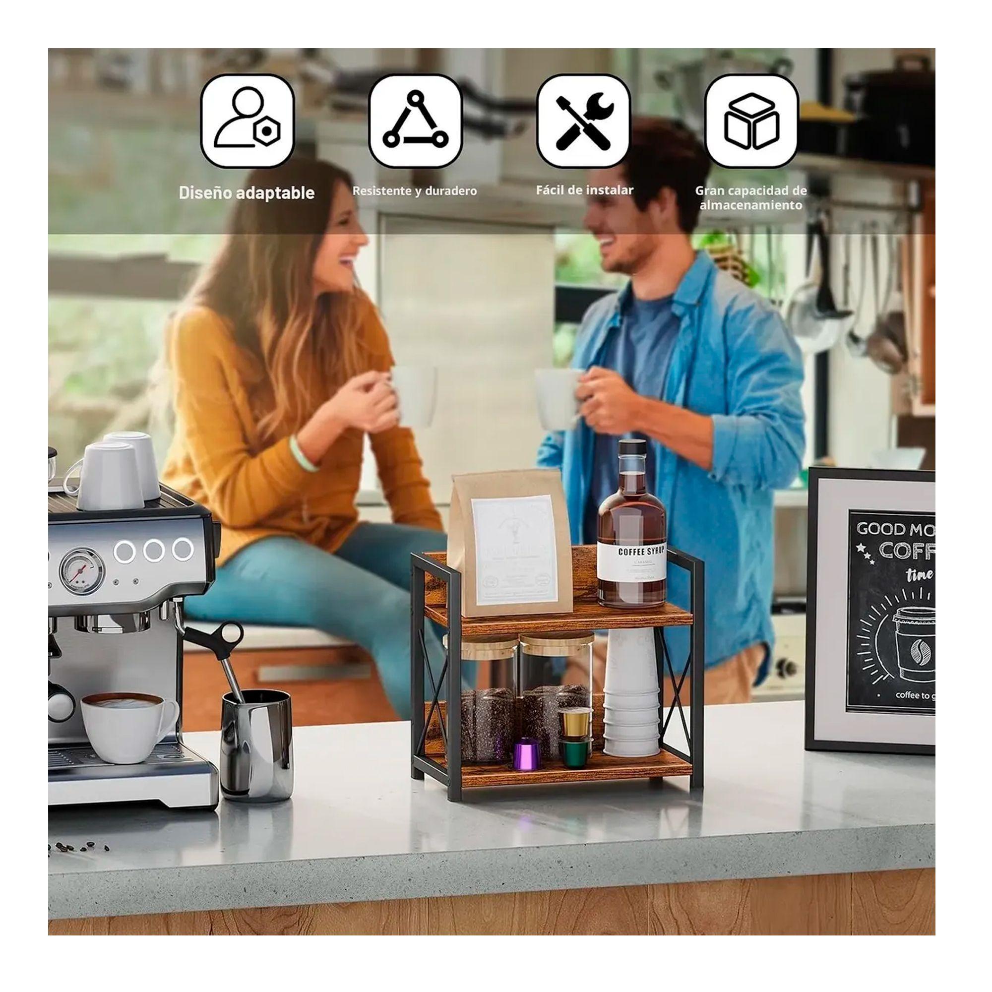 Organizador Repisa De Cocina Especiero 2 Niveles De Mesa-3
