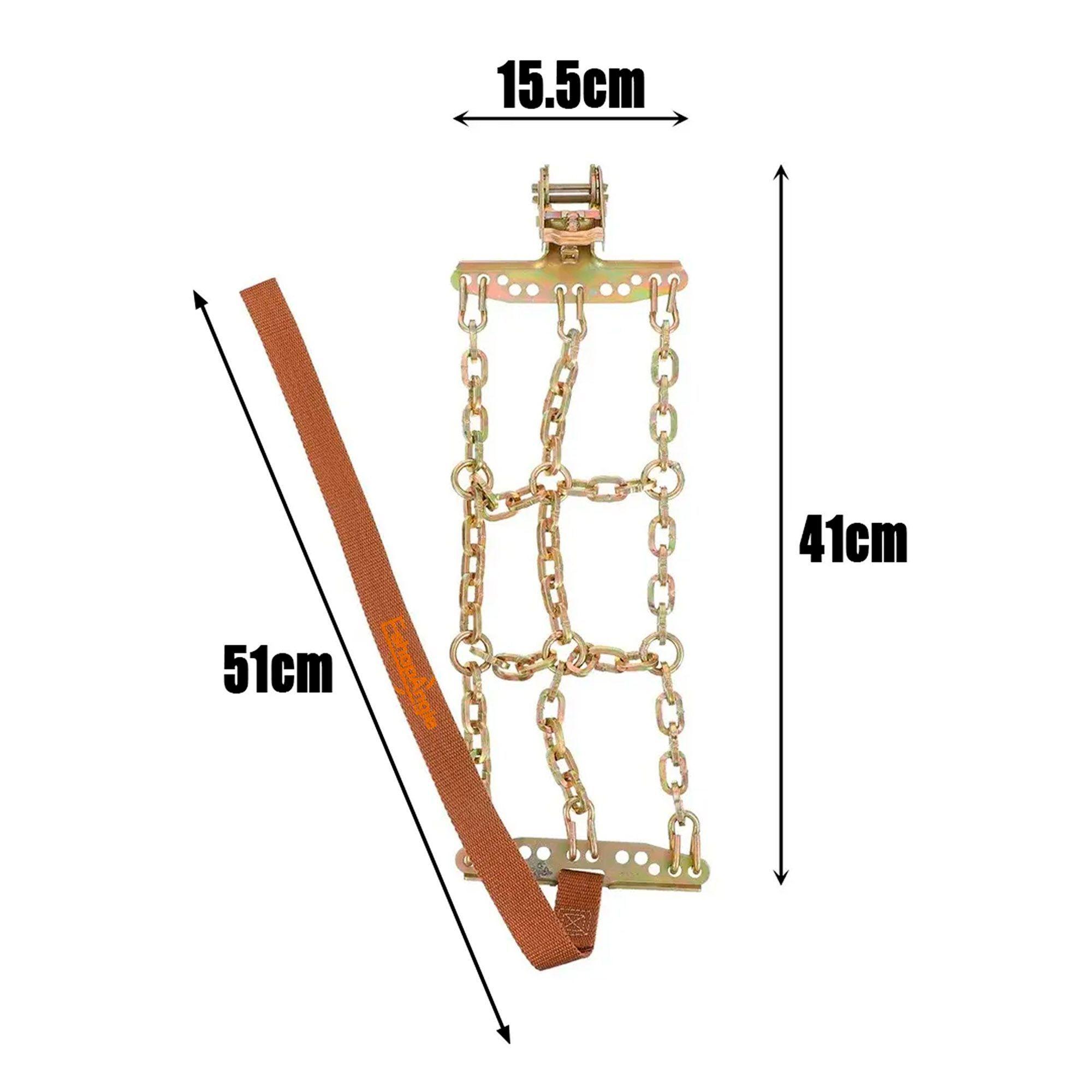 Set 6u Cadena Neumático Antideslizante Nieve Barro Universal-3