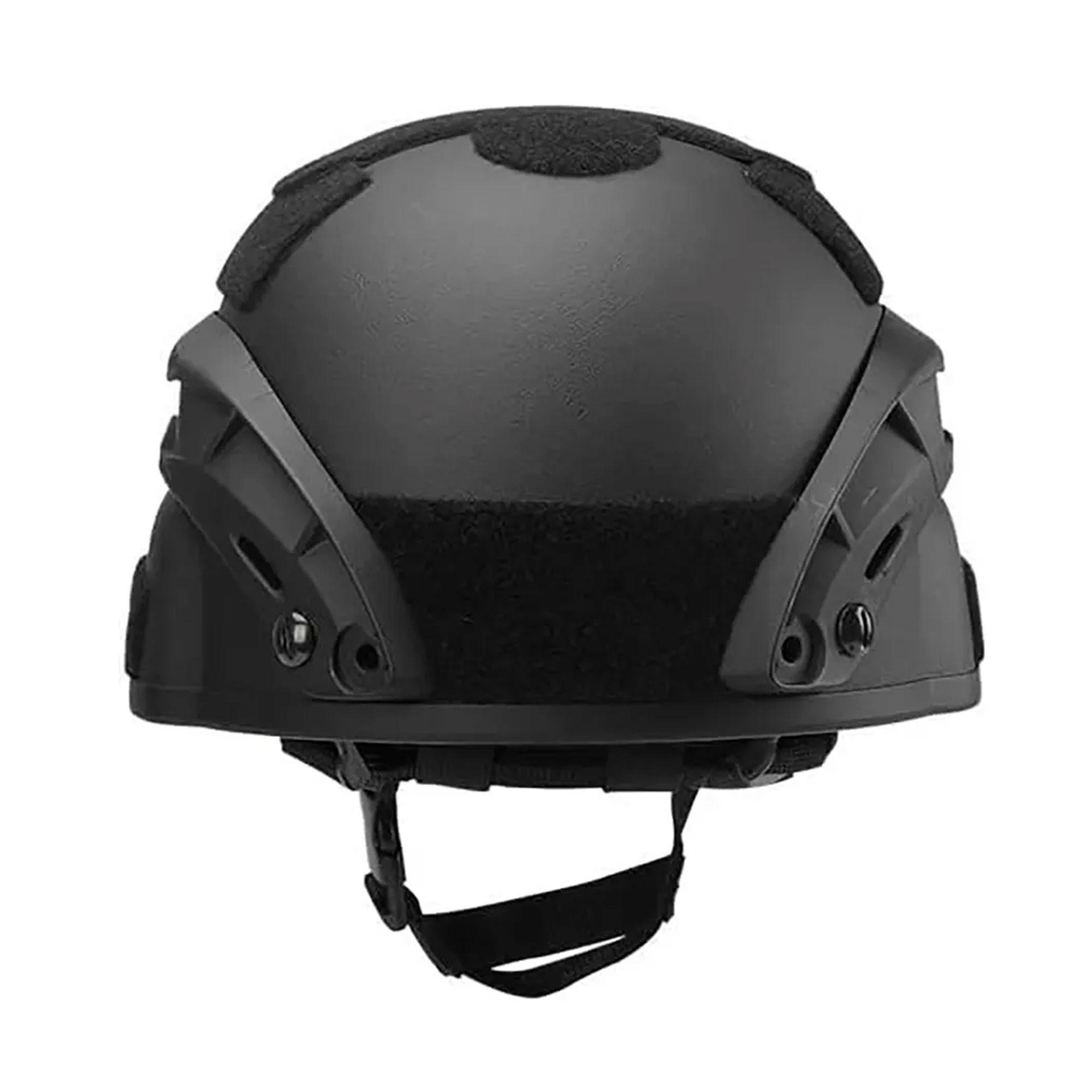 Casco Tactico Airsoft Paintball Militar Con Rieles Velcro-3