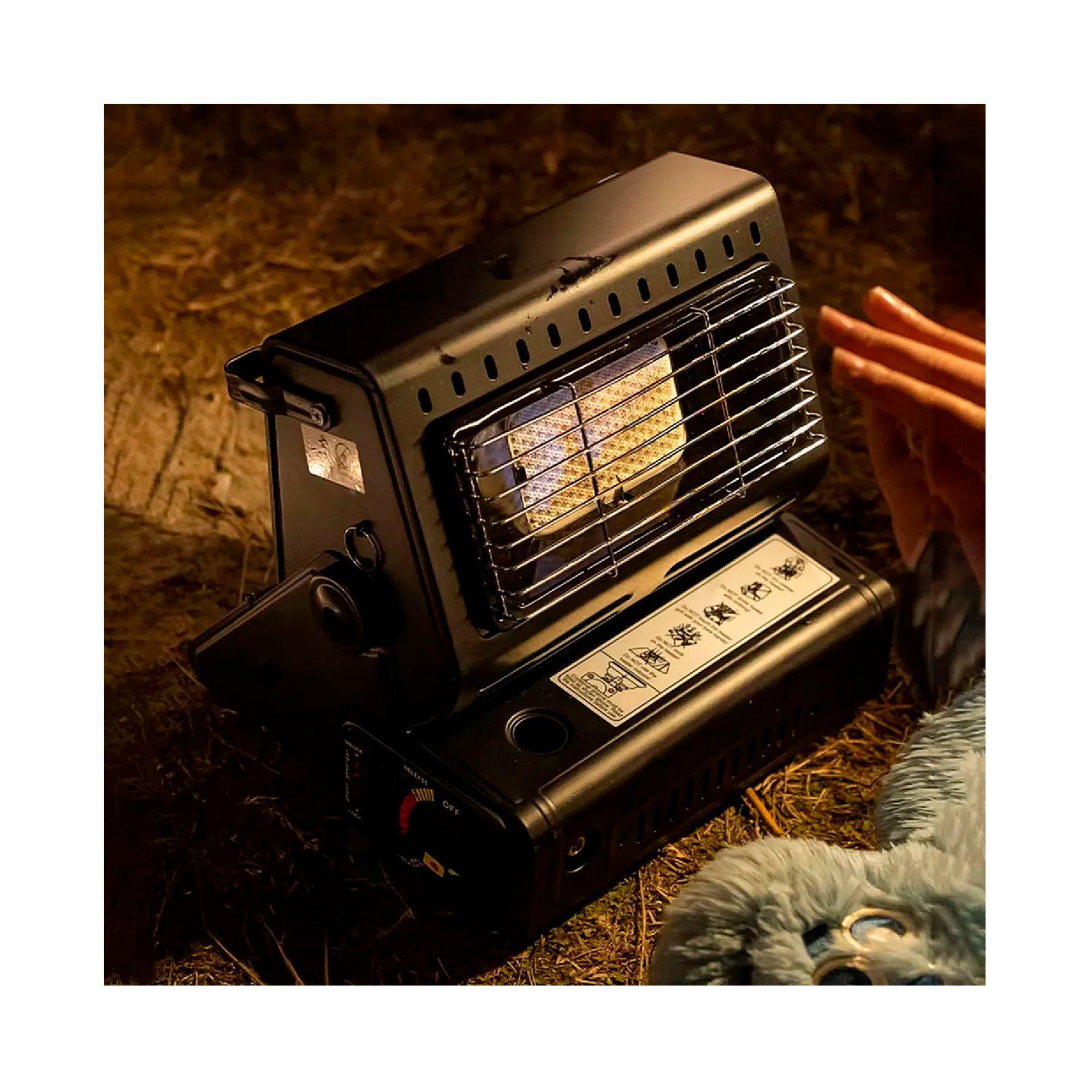 Calefactor Cocinilla Gas Hibrida 2 En 1 Portatil Camping-7