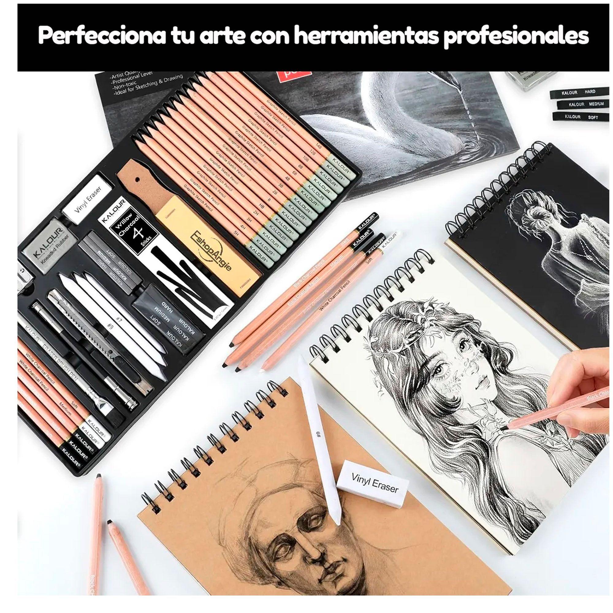 Set De Dibujo Artistico De 39 Piezas Dibujo Profesional-3