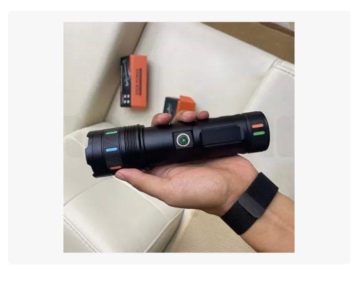 Linterna Táctica Led Con Zoom Recargable Ultra Potente-6
