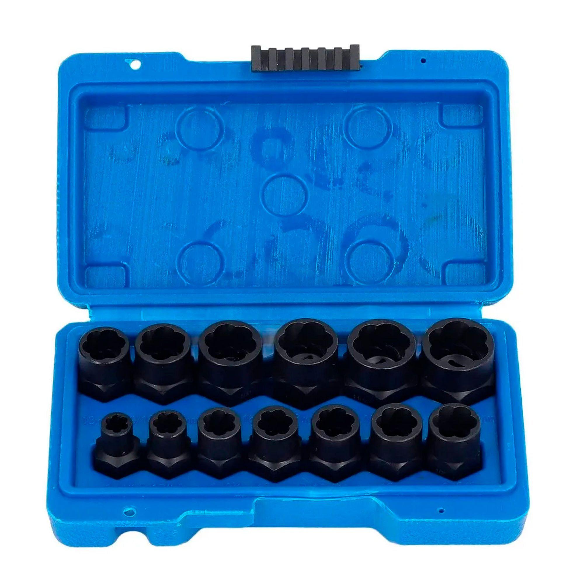 Kit De Dados Herramientas Juego Dados Extractores 1/4 A 19mm-3