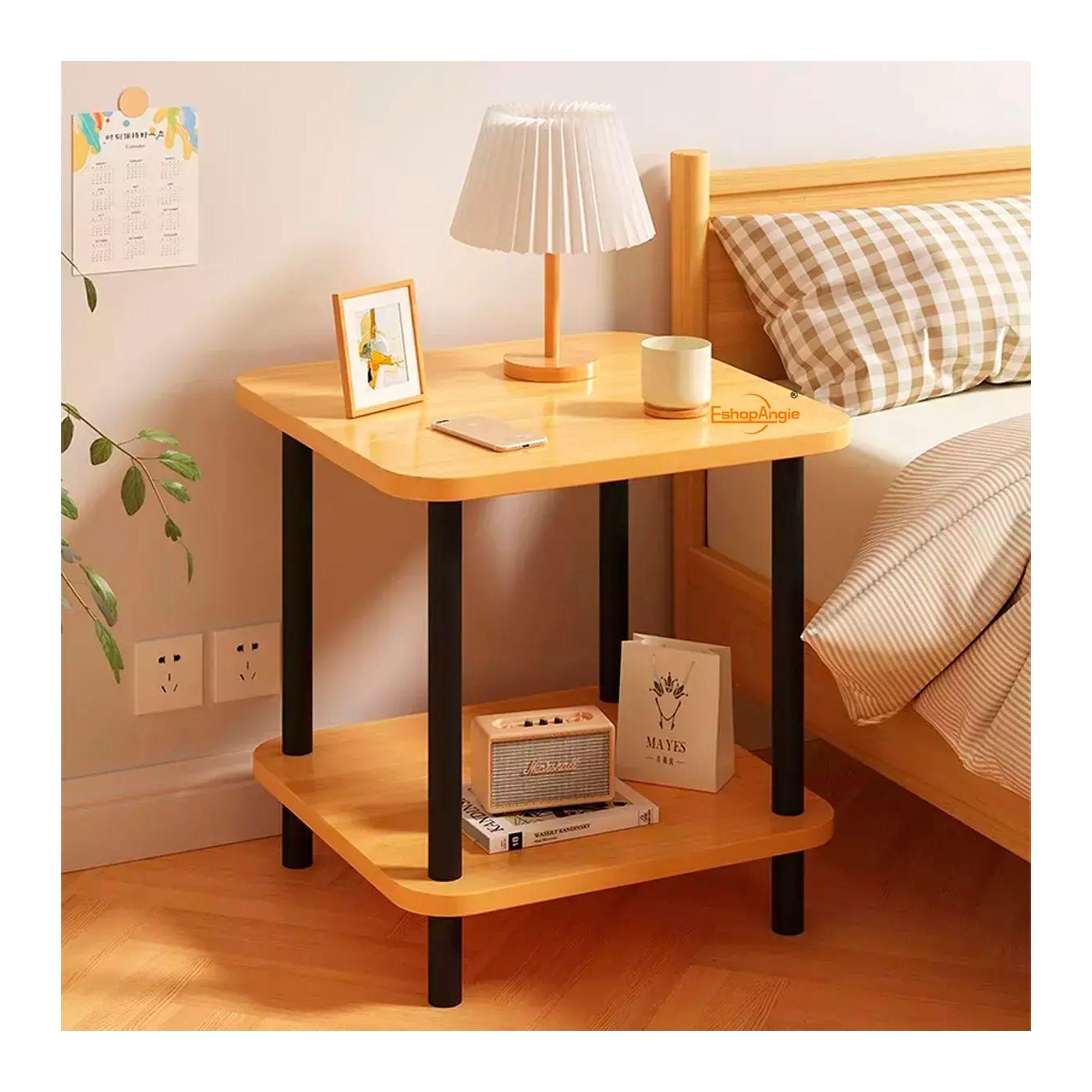 Mesa De Centro Minimalista Madera Sala De Estar Auxiliar-6