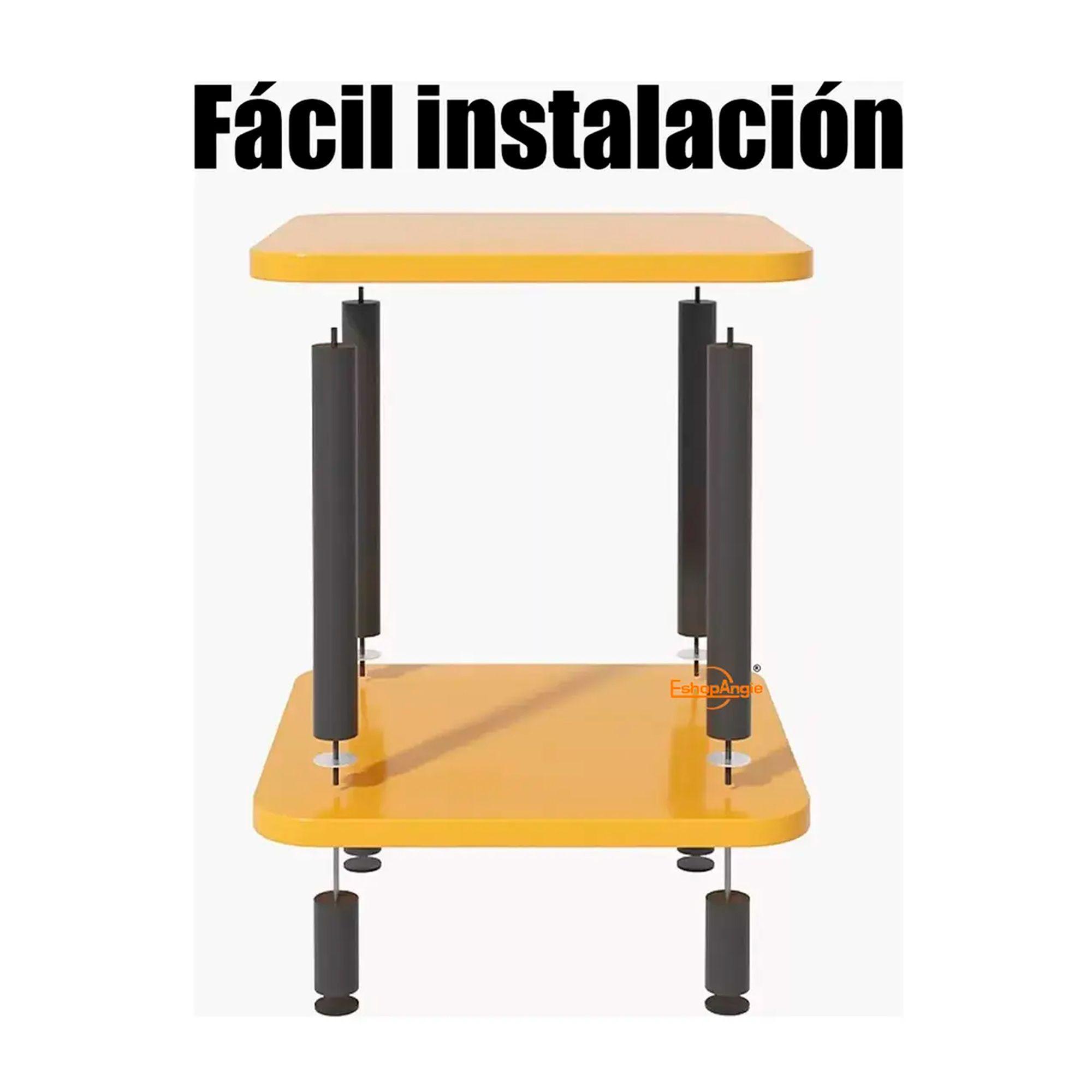 Mesa De Centro Minimalista Madera Sala De Estar Auxiliar-7