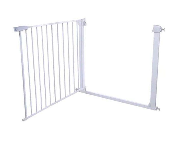 Reja Seguridad Escalera Puerta Ajustable Para Bebe Mascotas-1