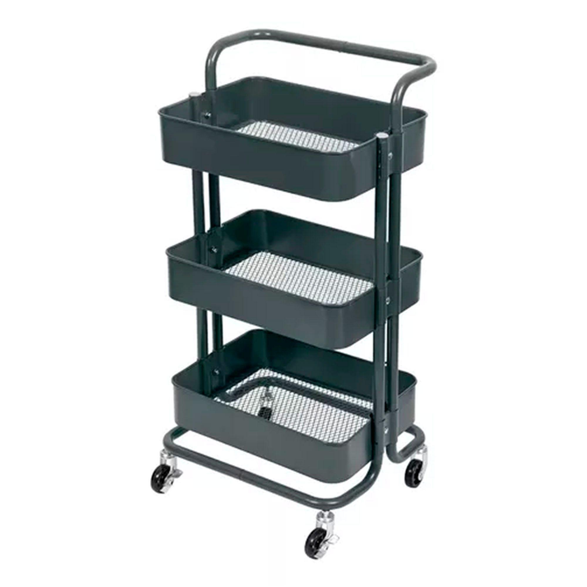 Carrito Organizador Almacenamiento 3 Niveles Con Ruedas-0