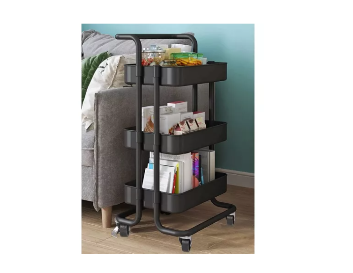 Carrito Organizador Almacenamiento 3 Niveles Con Ruedas-3
