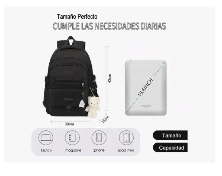 Mochila Urbana Escolar Para Viaje Bolsa Notebook Antirrobo-4