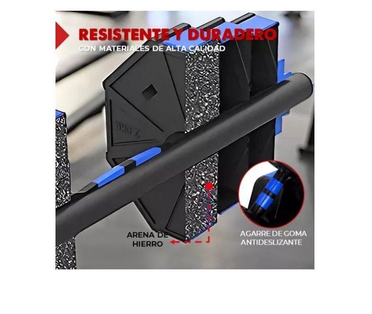 Mancuernas Ajustables Set Pesas De 30 Kg Total 2en1 +barra-3