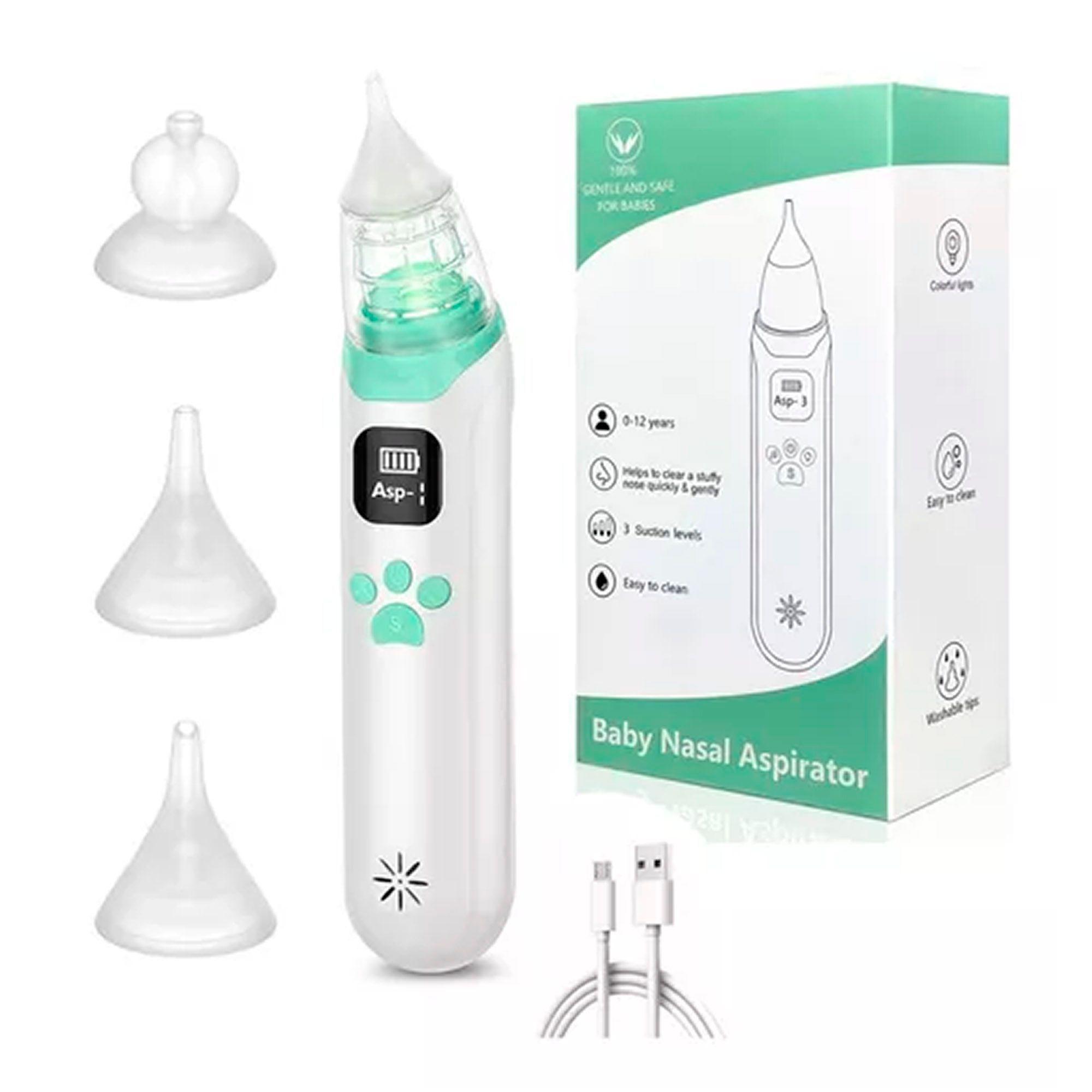 Aspirador Nasal Para Bebe Saca Mocos Electrico Limpiador-0