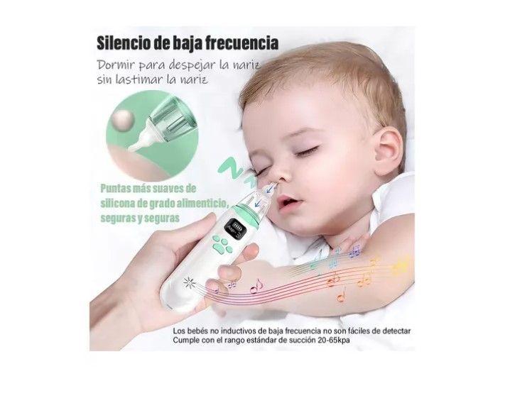 Aspirador Nasal Para Bebe Saca Mocos Electrico Limpiador-5