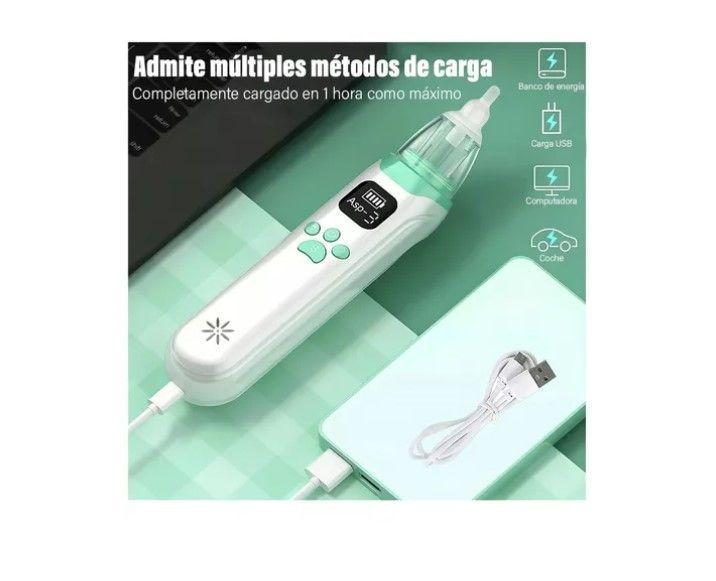 Aspirador Nasal Para Bebe Saca Mocos Electrico Limpiador-7