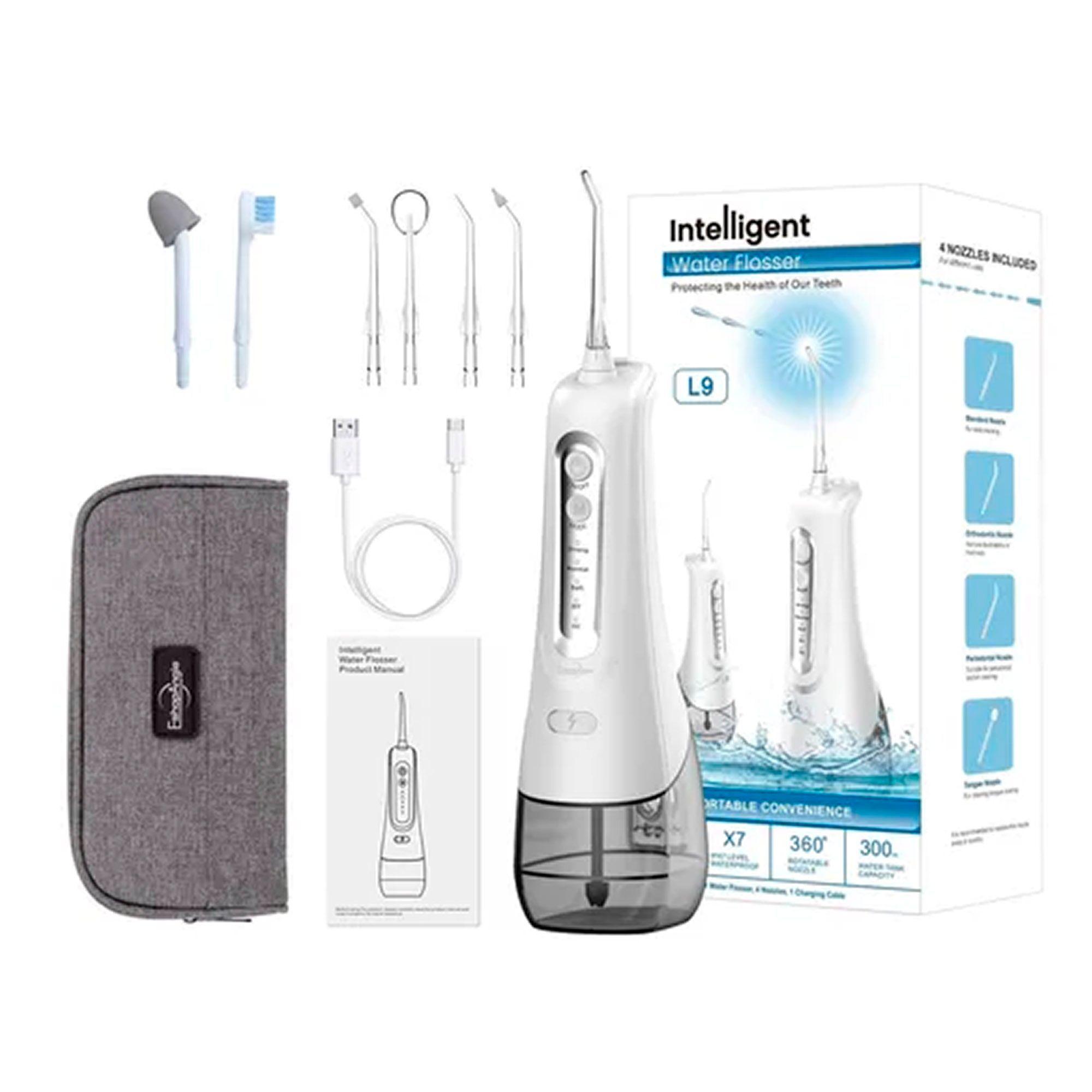 Irrigador Dental Recargable Limpieza Bucal Con Accesorios-0