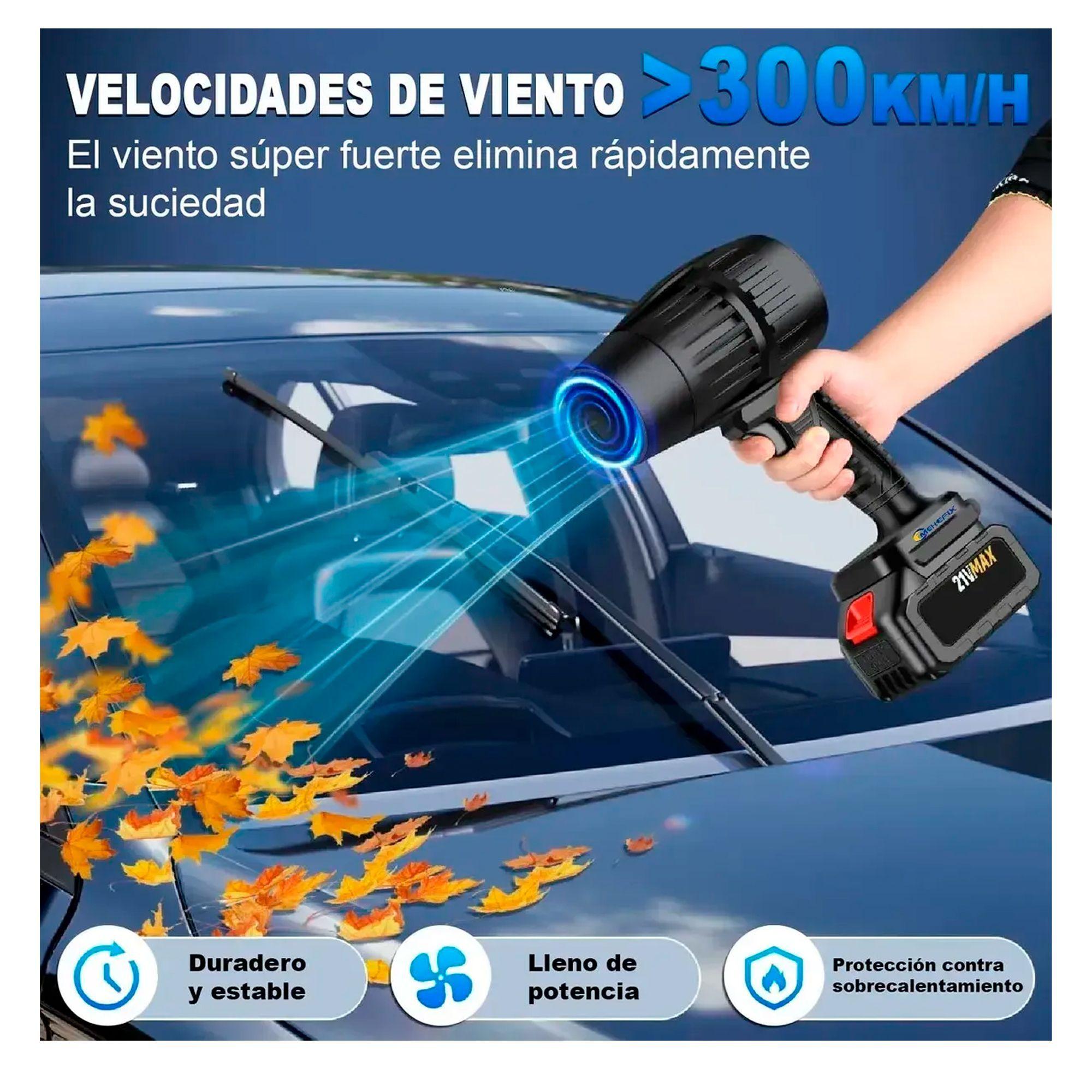 Soplador Profesional Electrico Inalambrico Multiuso 2bateria-3