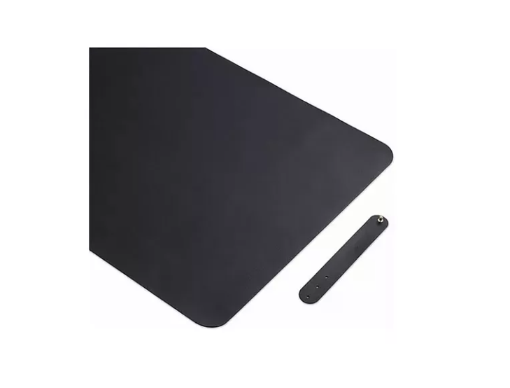 Mouse Pad Alfombrilla Protector Antideslizante 80x40 Negro-1