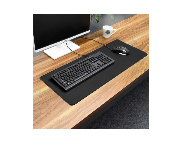 Mouse Pad Alfombrilla Protector Antideslizante 80x40 Negro-7