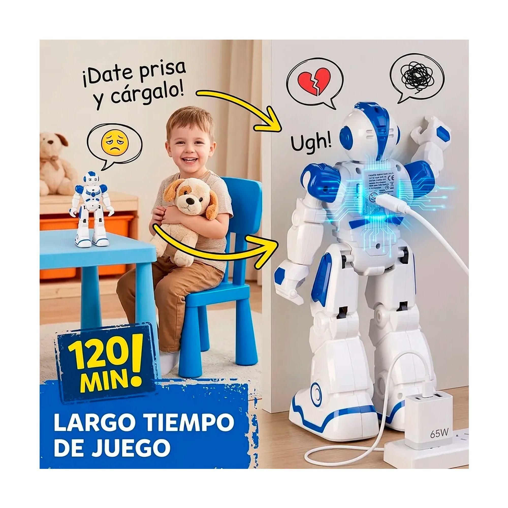 Robot Inteligente Para Niños Smart Control Remoto gestos-4