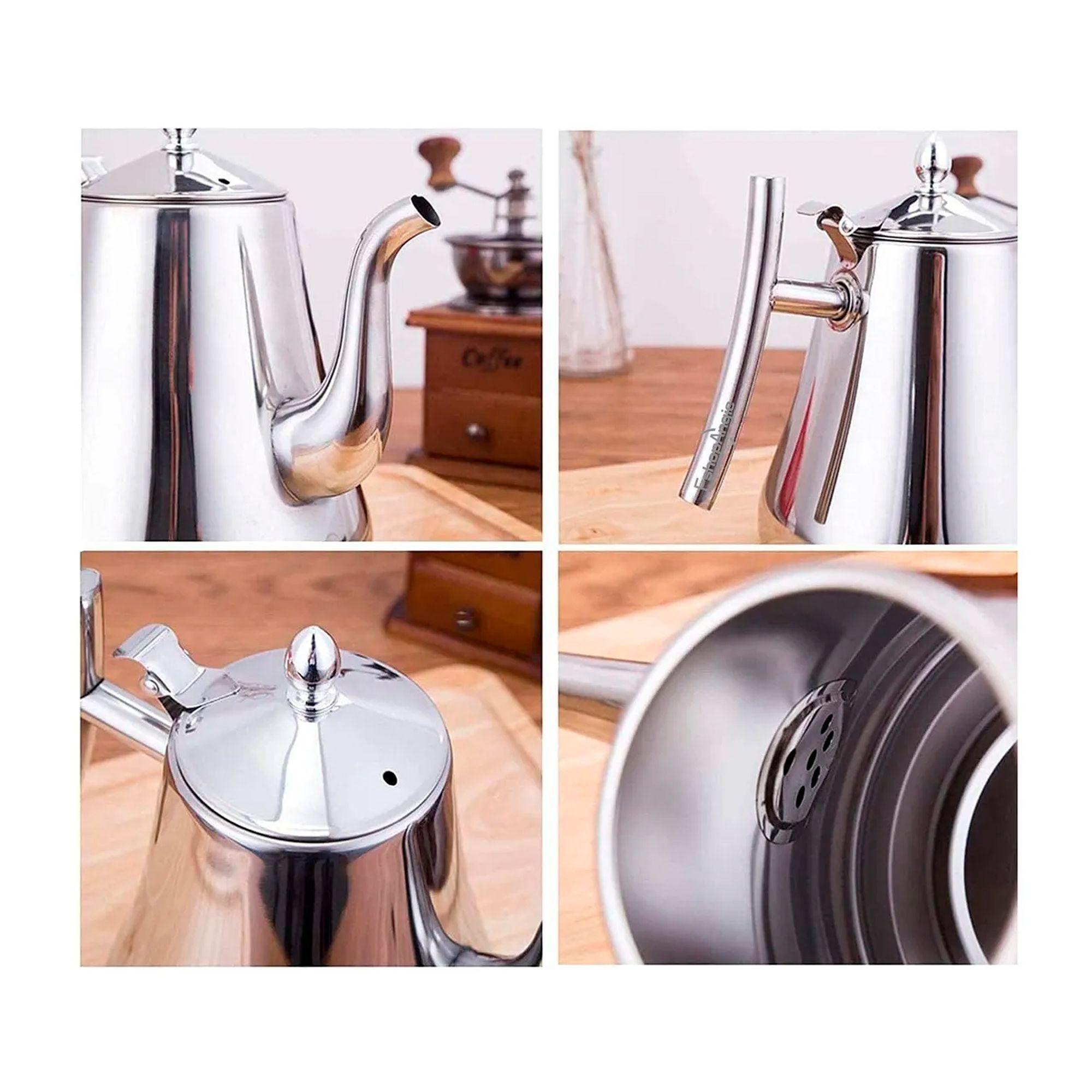 Tetera Infusor Acero Inoxidable Para Té Y Infusiones 1 Litro-3