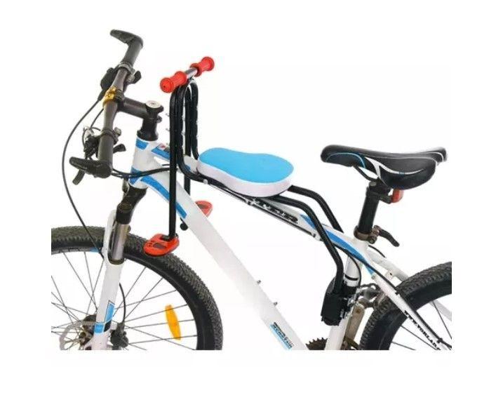 Silla Soporte Asiento Delantero Niños Porta Bebe Bicicleta-6