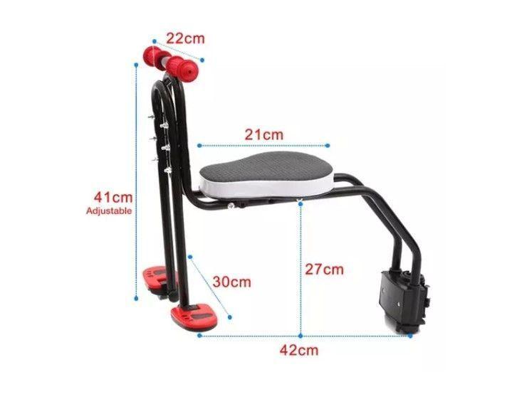 Silla Soporte Asiento Delantero Niños Porta Bebe Bicicleta-3
