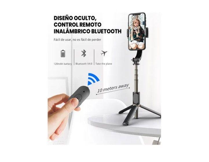 Estabilizador Celular Gimbal L08 Selfie Stick, Tripode/mando-5