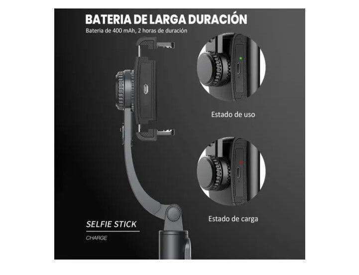 Estabilizador Celular Gimbal L08 Selfie Stick, Tripode/mando-6