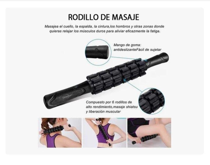 Set 9en1 Rodillo Completo Elongacion Masaje Roller Foam Yoga-2