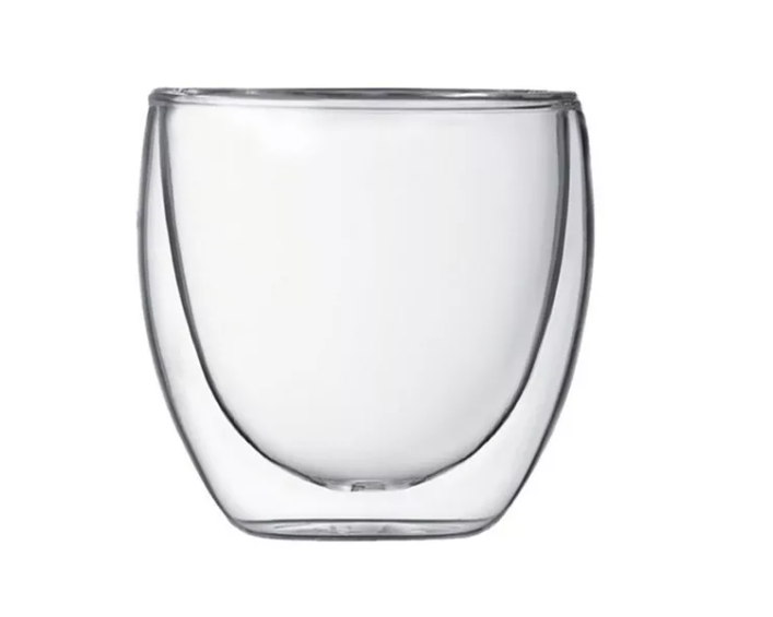 Set 4 Tazas Espresso Doble Pared 250ml Frio, Caliente-4