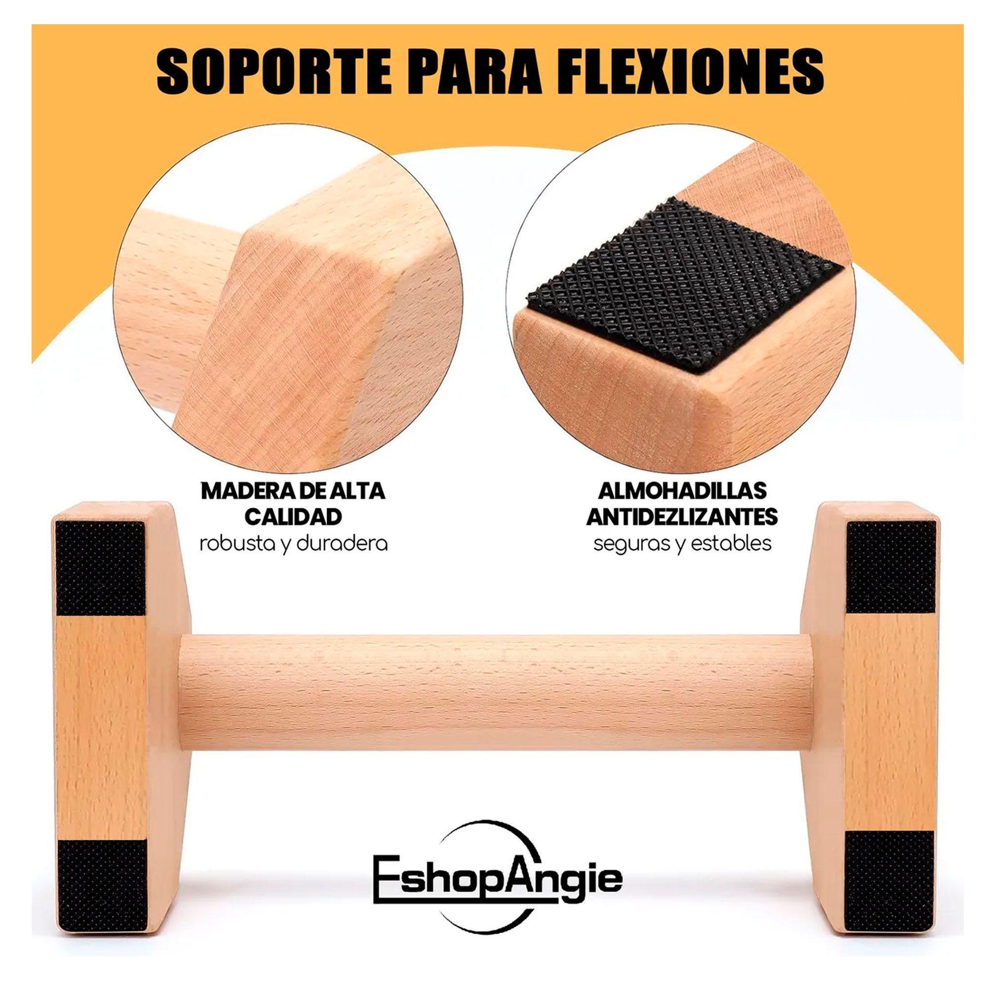 Mini Paralelas De Madera Calistenia Fitness Barra -2