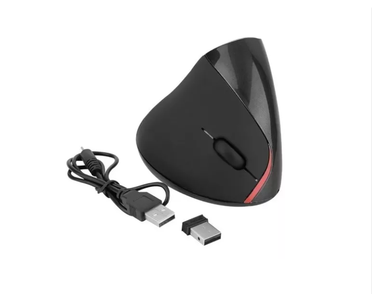 Mouse Optico Vertical Ergonomico Inalambrico Rf Pc-5
