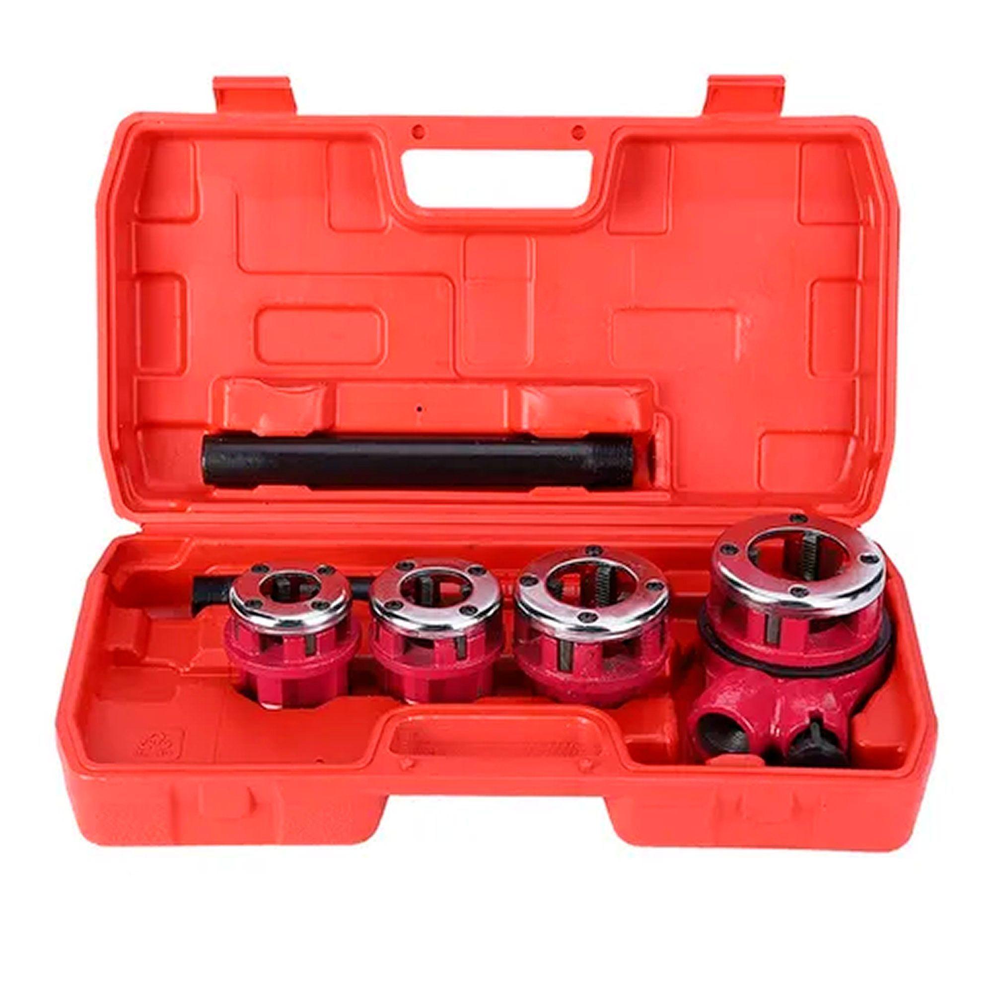 Set Juego De Terrajas Manual Para Tubo 4 Piezas 1/2 - 1 1/4-0