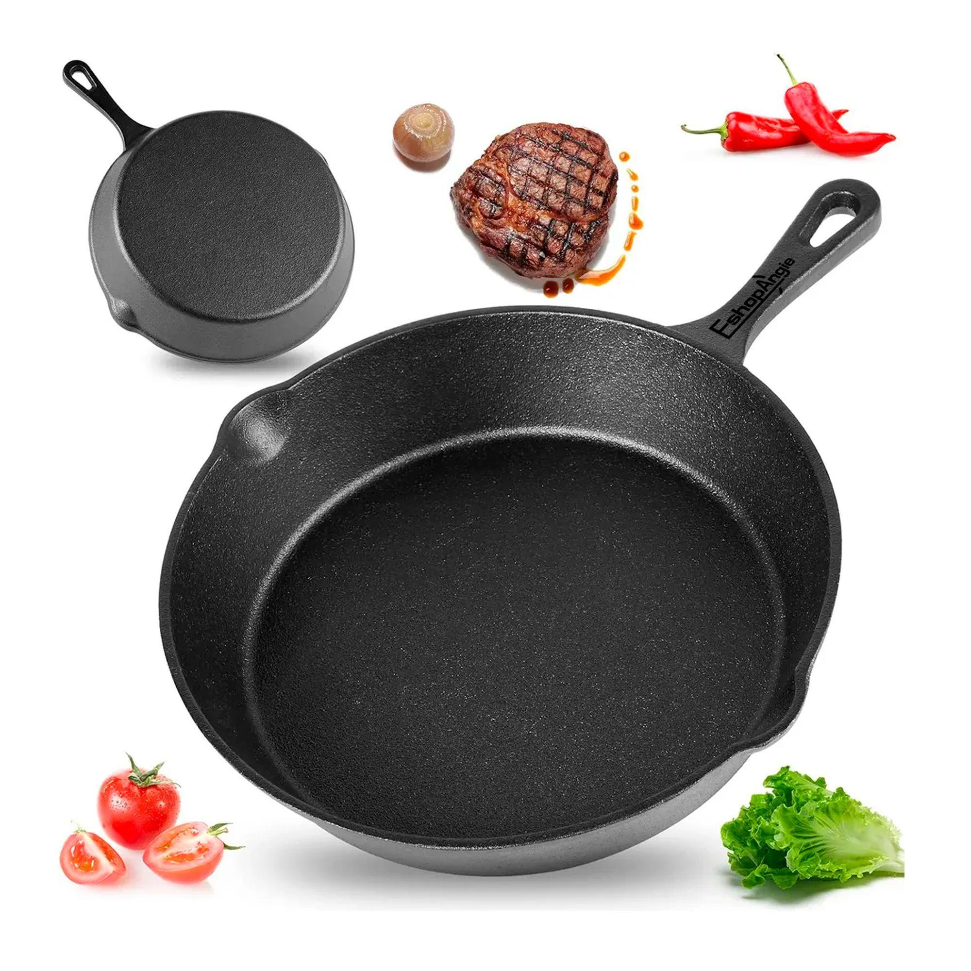 Set De 3 Sartenes De Hierro Fundido 16 20 Y 25cm Cocina-7