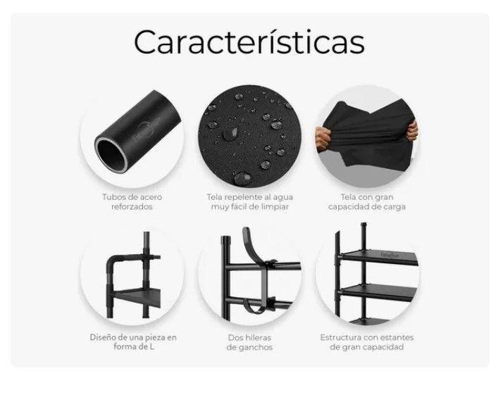 Organizador 2 En 1 De Ropa Perchero Y Zapatero 5 Niveles-5