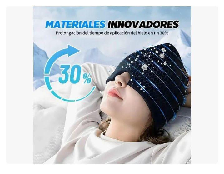 Antifaz Para Dormir Máscara Cubre Ojos Gel Frío Calor Gorro-2