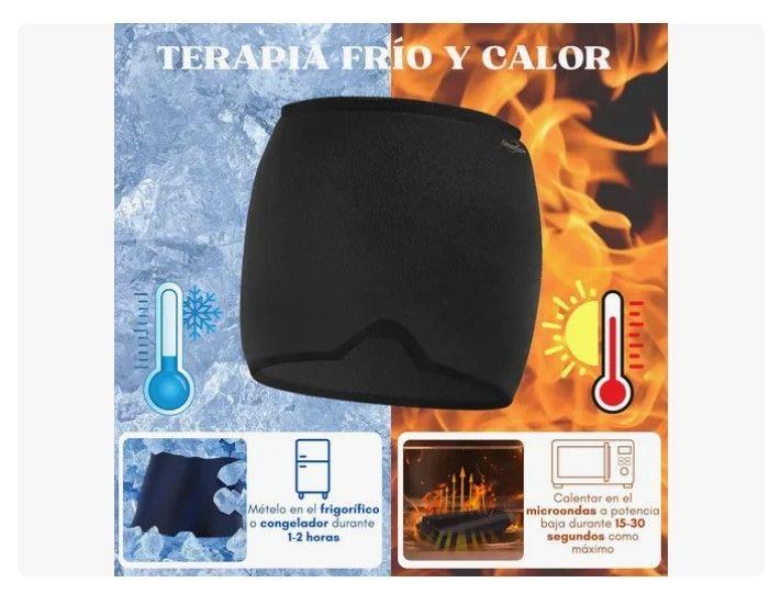 Antifaz Para Dormir Máscara Cubre Ojos Gel Frío Calor Gorro-3